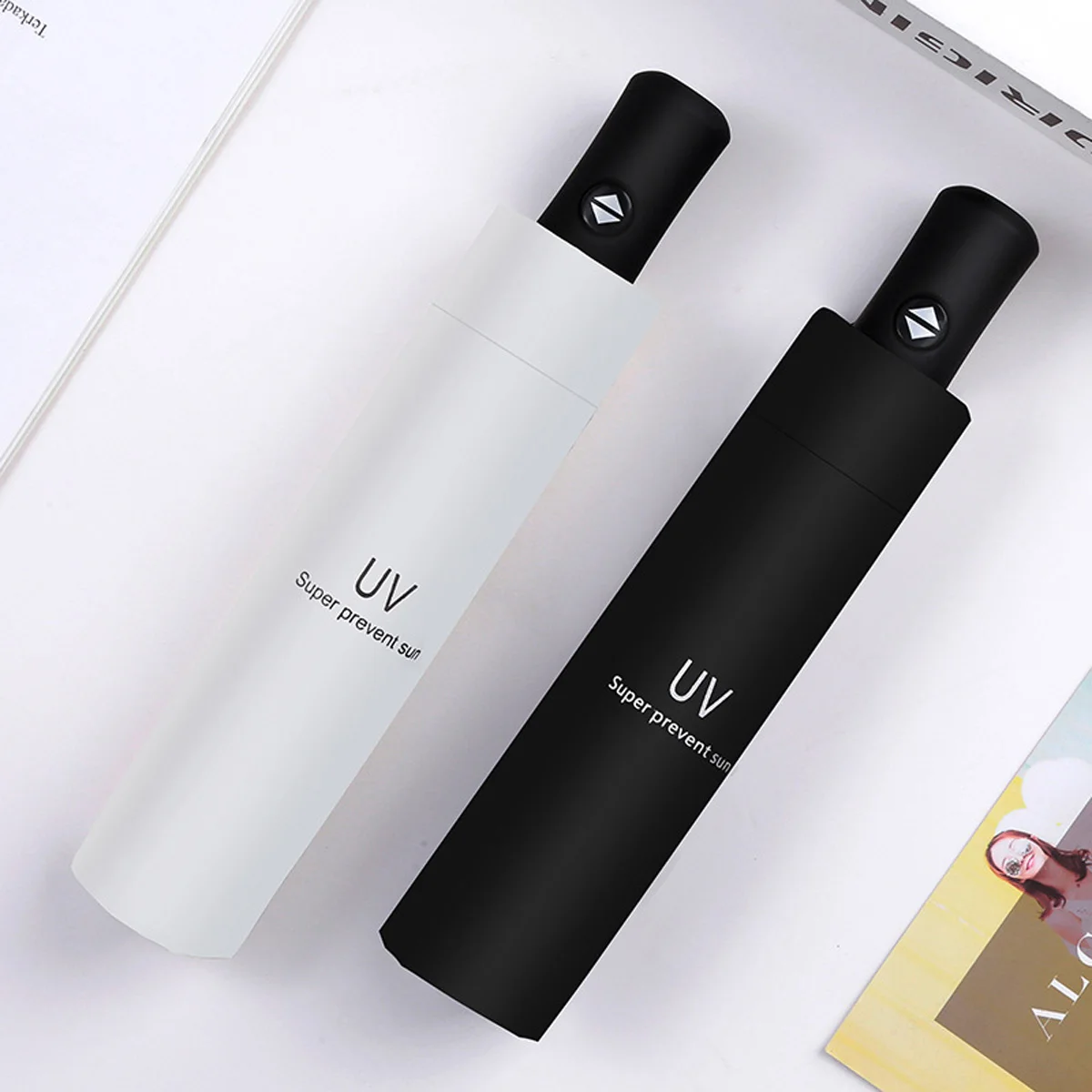 Men'S Fashion Umbrella - Mini Folding Automatic Umbrella Anti UV