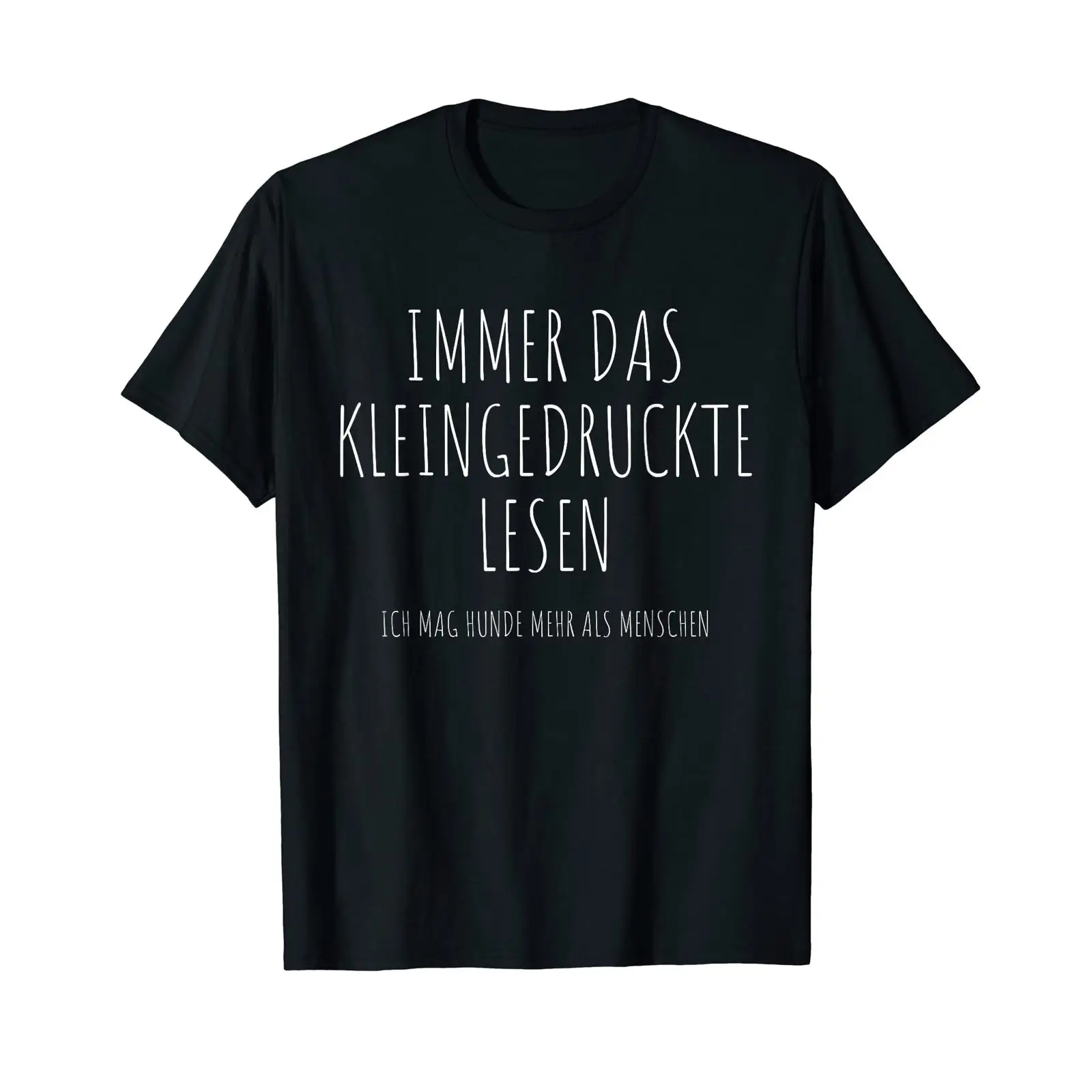 Men'S Fashion Mag - T shirt with German text Ich