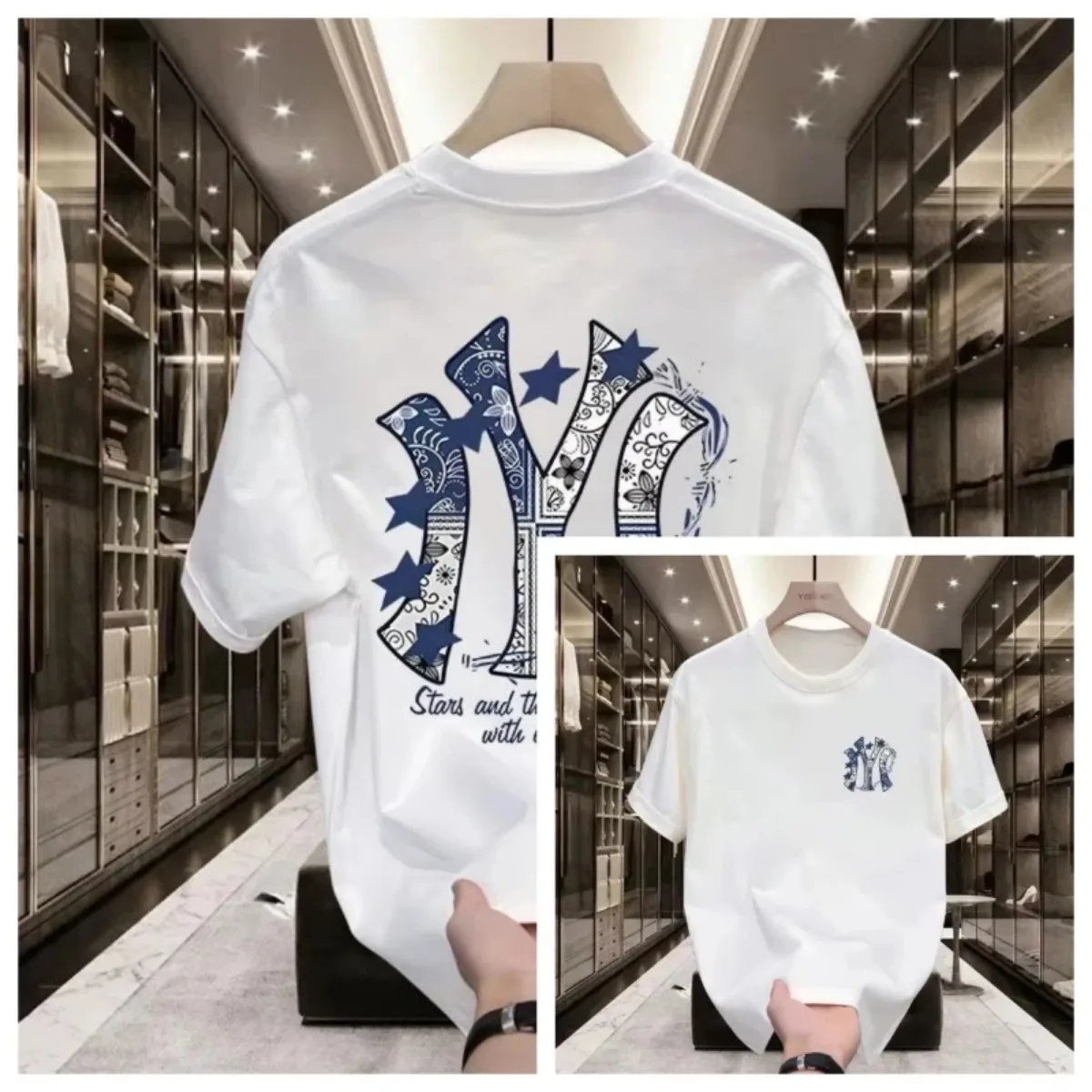 Men'S Fashion Nova - Camiseta Masculina Estampada De Manga Curta