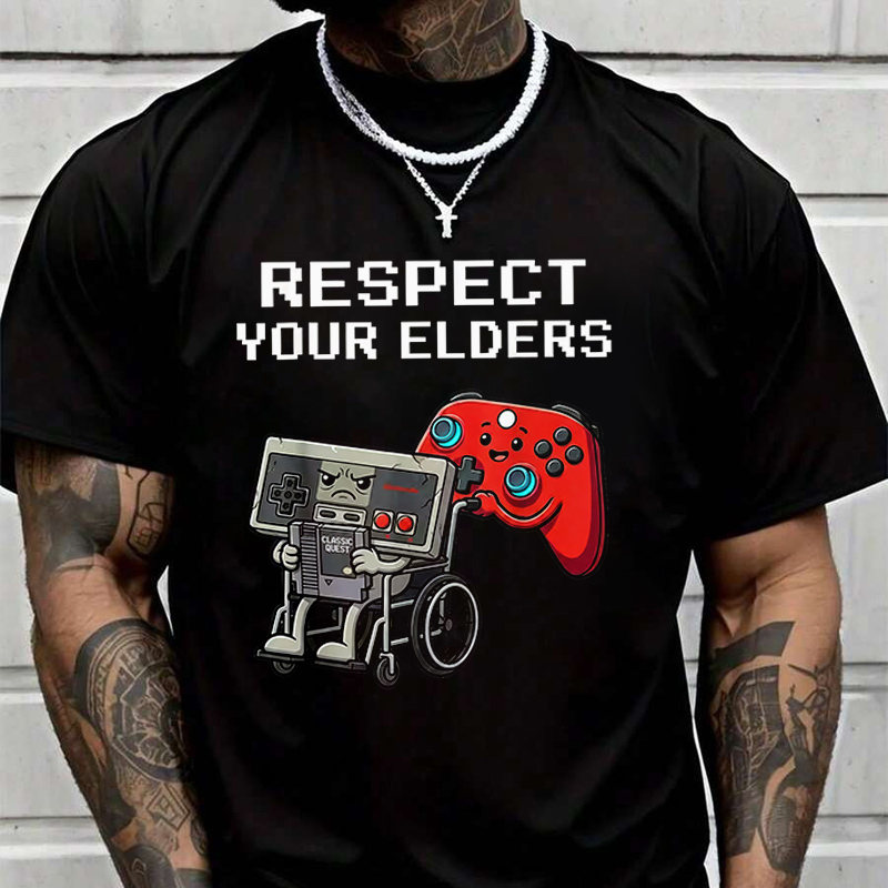 Mens Fashion In The 80S - Retro Gaming Funny Gamer Controller 80s