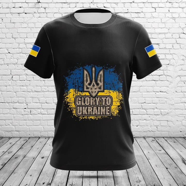 Men'S Fashion Names - Custom Name Summer Casual Ukraine Shield