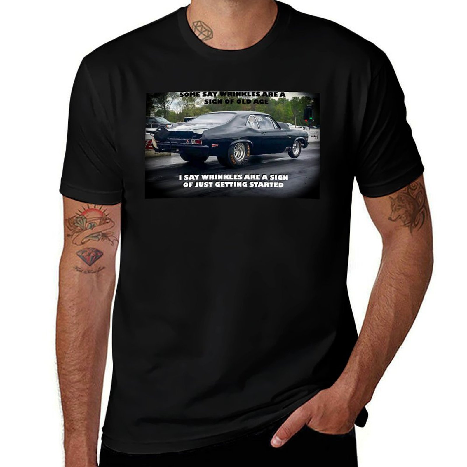 Men'S Fashion Nova - Blacktop Outlaw Nova T-Shirt Fashion Casual