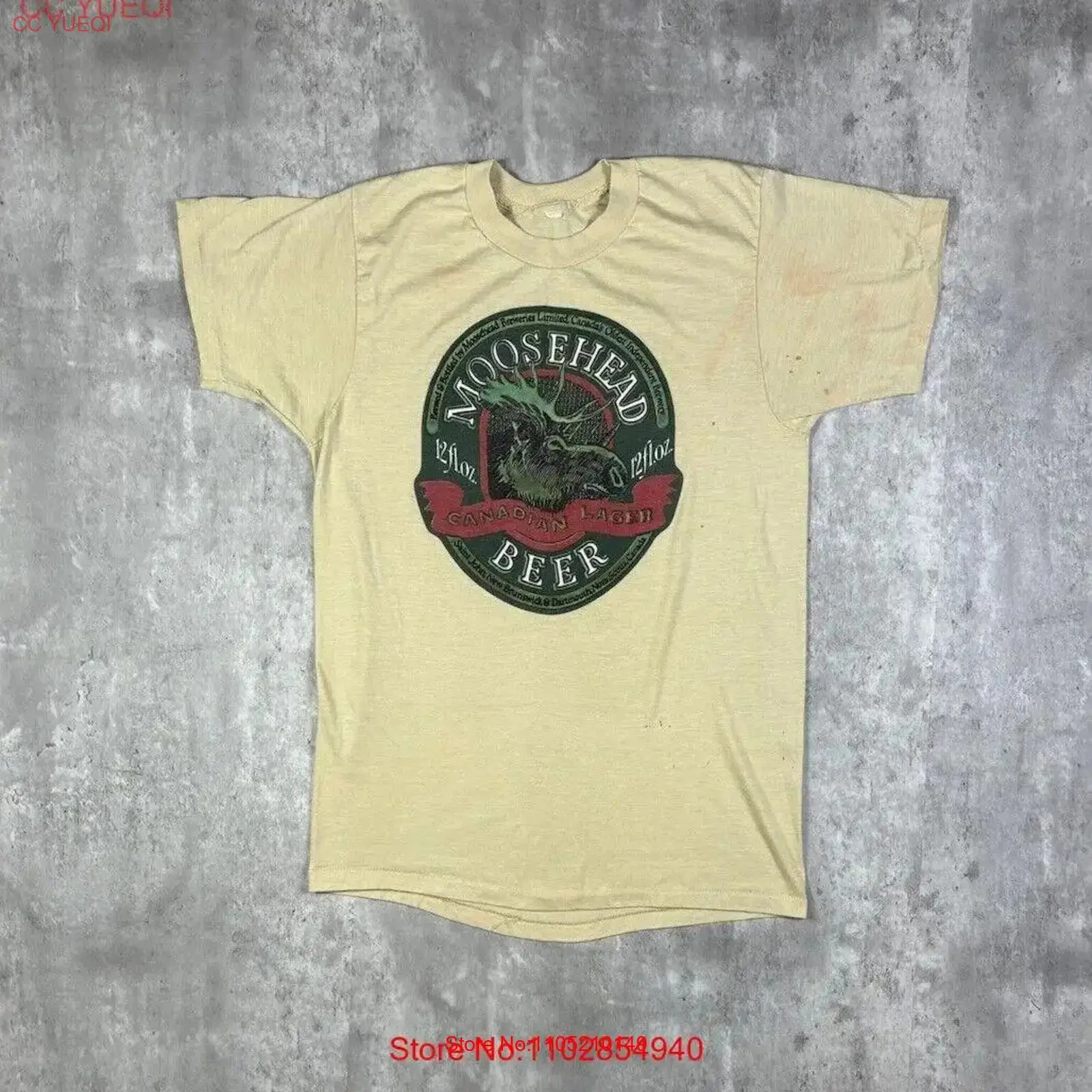 Mens Fashion In The 80S - Vintage 80s Moosehead Beer T Shirt