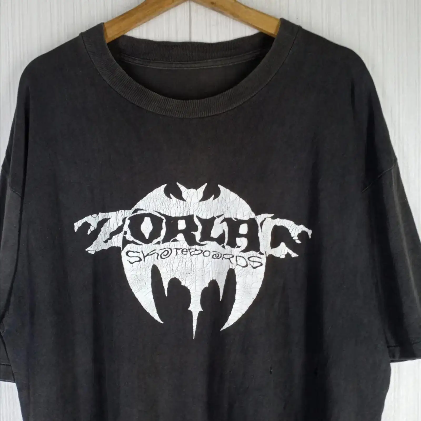 Mens Fashion In The 80S - Vintage 80s Zorlac Skateboard T Shirt
