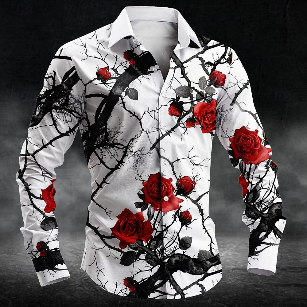 Mens Fashion Week - Fashion plum blossom pattern 3d Print