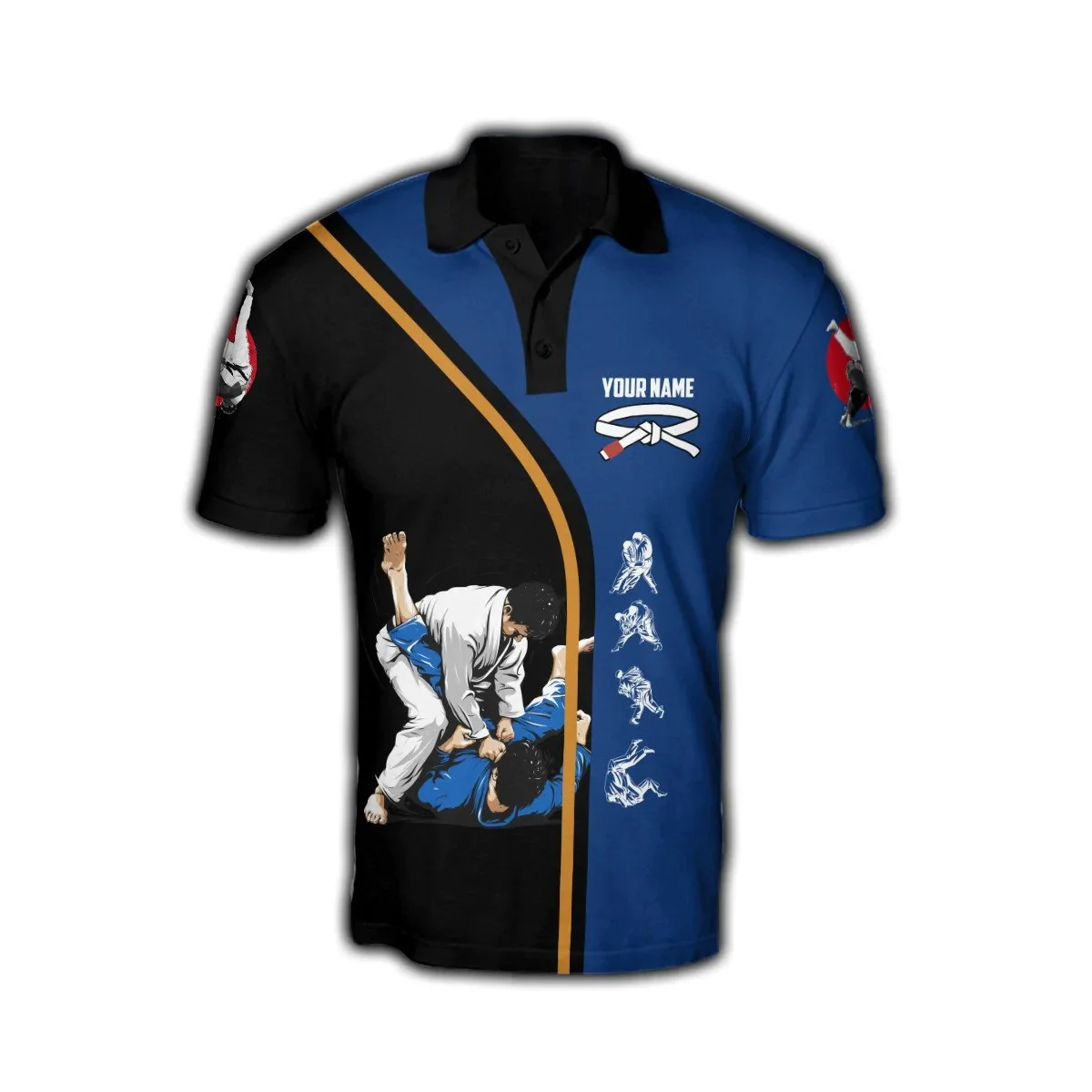 Customized Name Jiu Jitsu 3D A - Men'S Fashion Names ulasan dan harga
