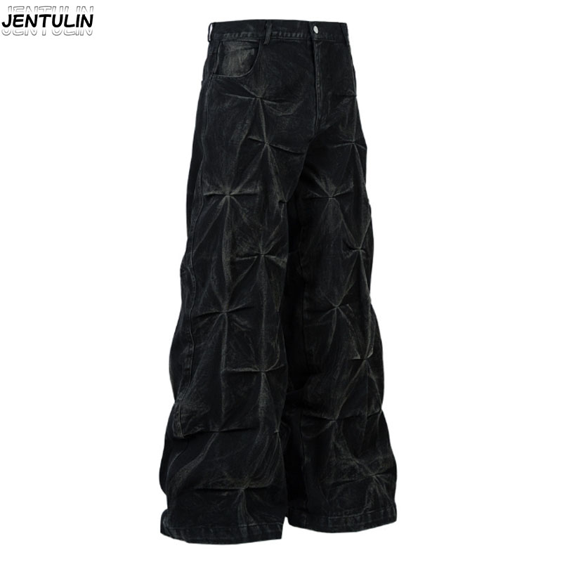 Y2K Aesthetics New Pattern Emb - Men'S Fashion With Baggy Jeans ulasan dan harga