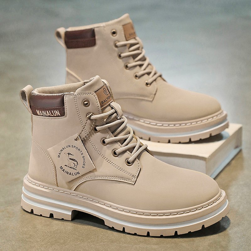 Classic Men High Top Boots Hig - Mens Fashion Week ulasan dan harga