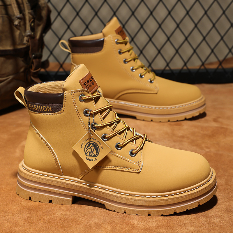Men High Top Boots 2025 Autumn - Mens Fashion Autumn 2025 ulasan dan harga