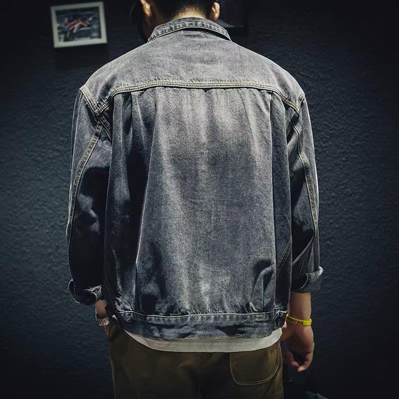 High Quality Men's Denim Jacke - Mens Fashion Denim Jacket ulasan dan harga