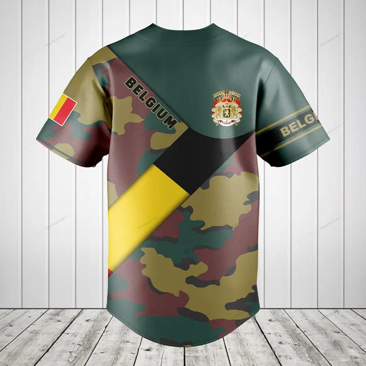 Custom Name Belgium Flag Camou - Men'S Fashion Names ulasan dan harga
