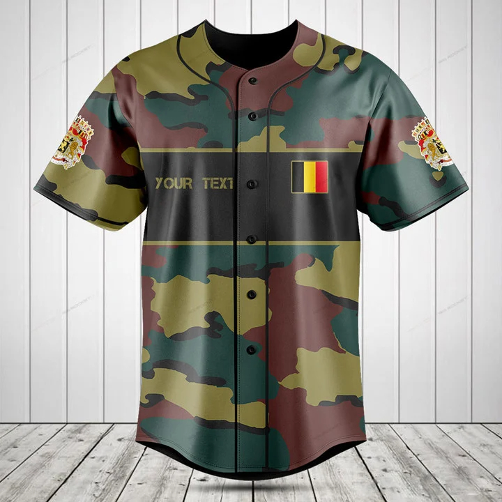 Custom Name Belgium Flag Camou - Men'S Fashion Names ulasan dan harga