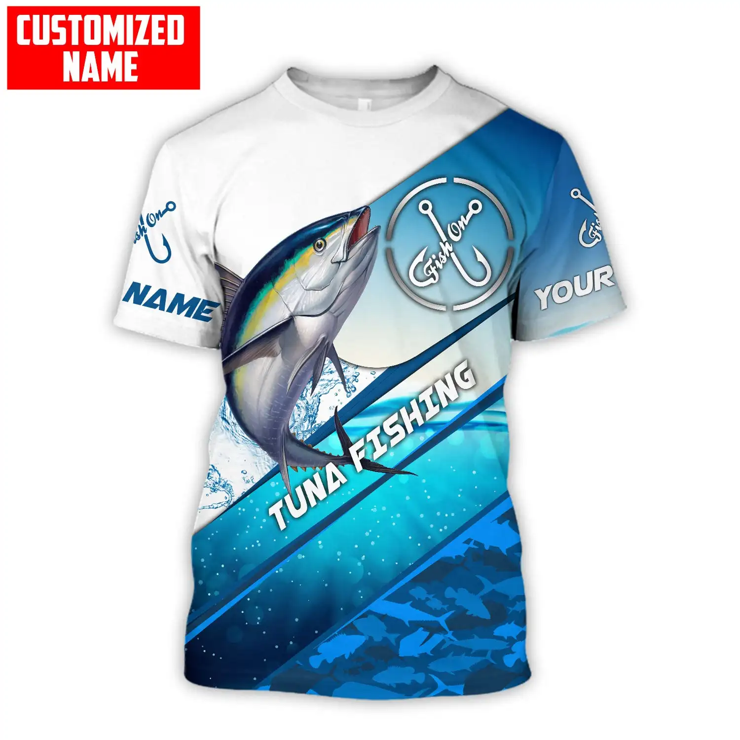 Tuna / Marlin Fishing Custom N - Men'S Fashion Names ulasan dan harga