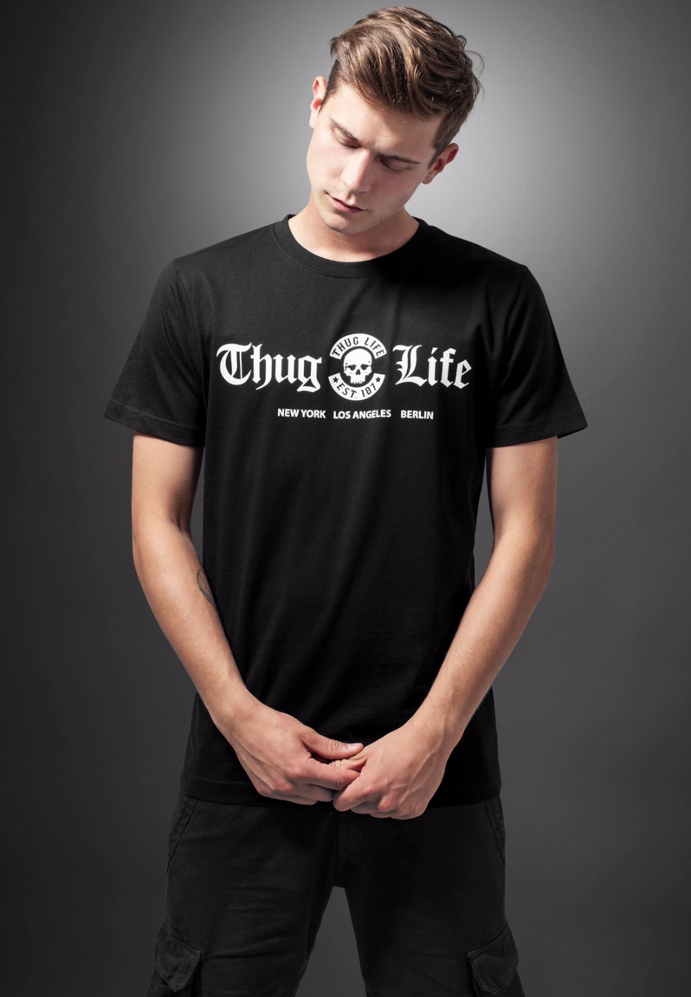 2019 Fashion 100% Cotton Short - Men'S Fashion New York ulasan dan harga