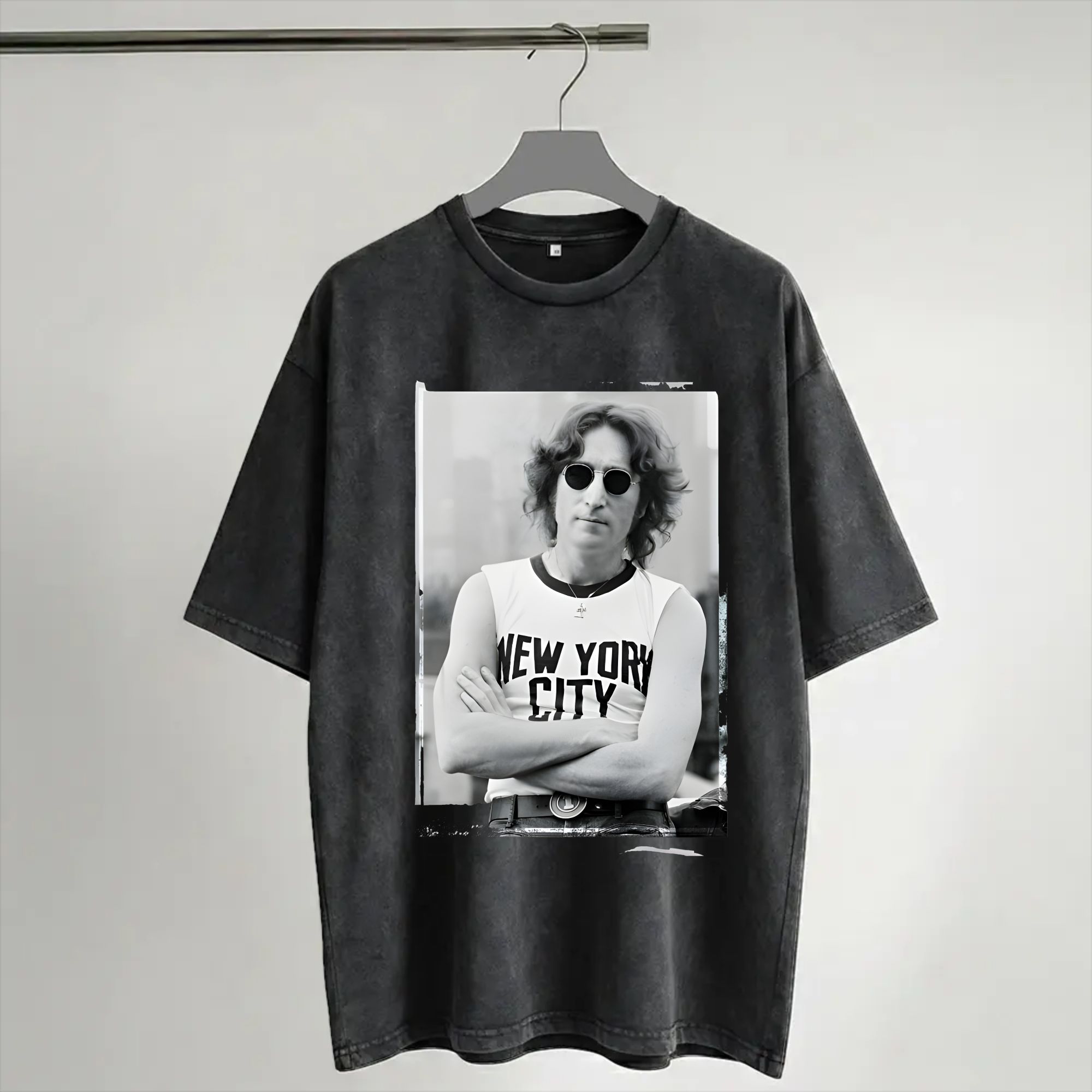 Harajuku Washed Shirt John Len - Men'S Fashion New York ulasan dan harga
