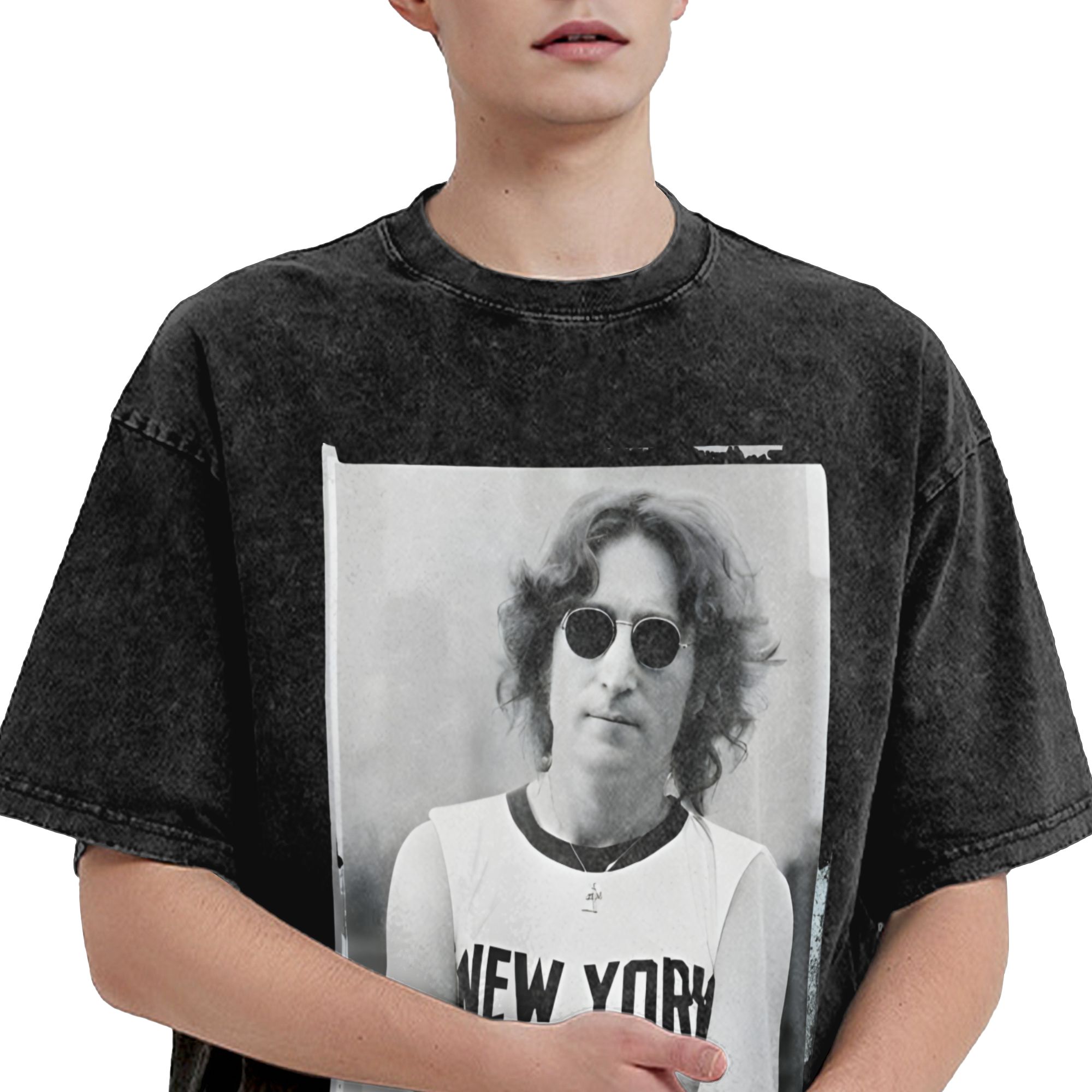Harajuku Washed Shirt John Len - Men'S Fashion New York ulasan dan harga
