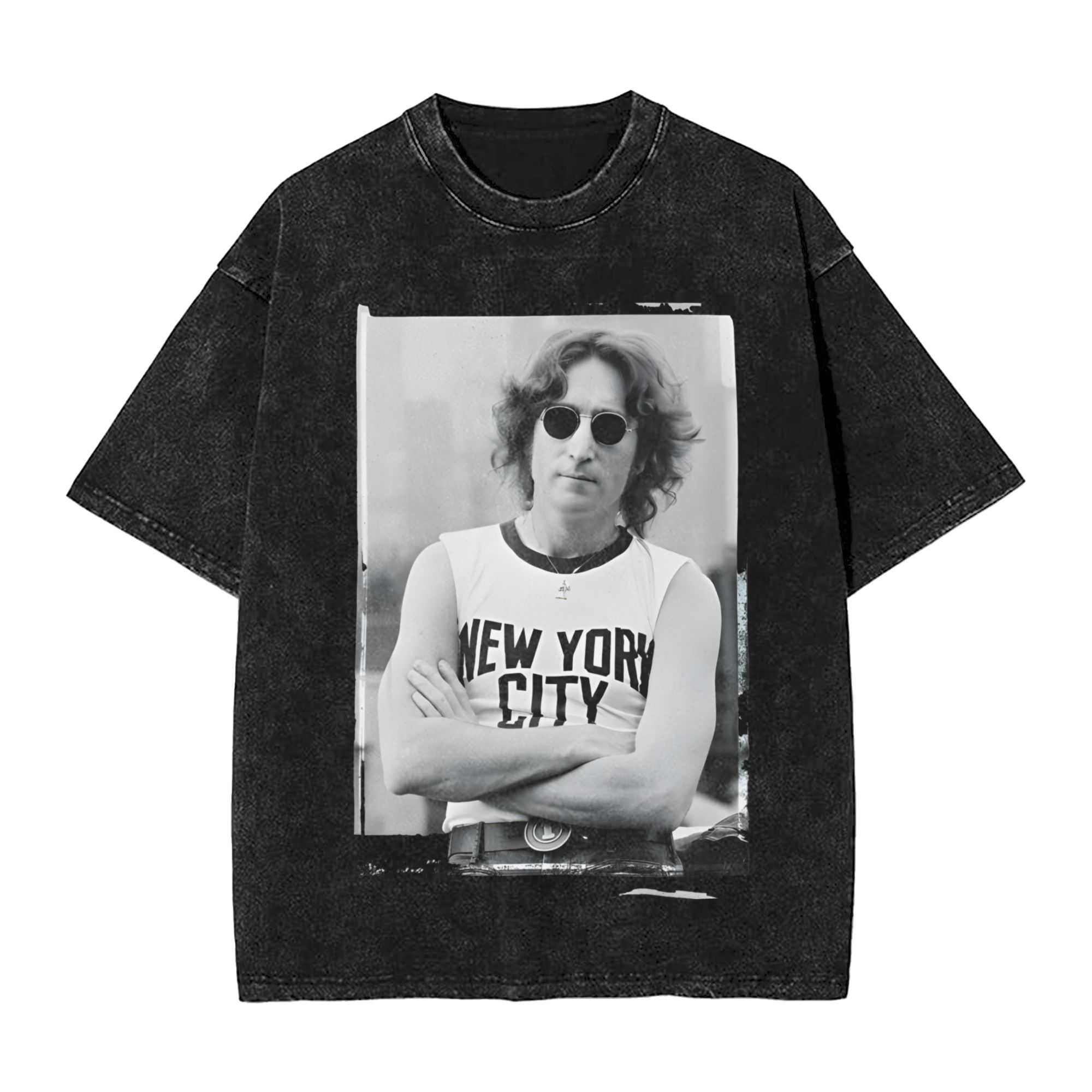Harajuku Washed Shirt John Len - Men'S Fashion New York ulasan dan harga