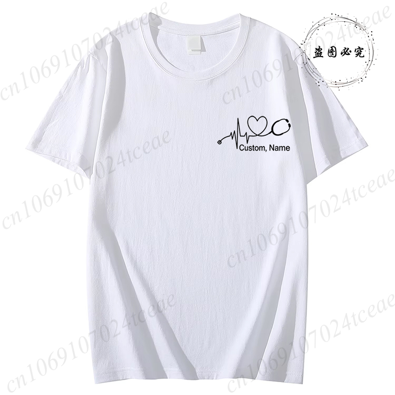Custom Name Nurse Shirt Stetho - Men'S Fashion Names ulasan dan harga