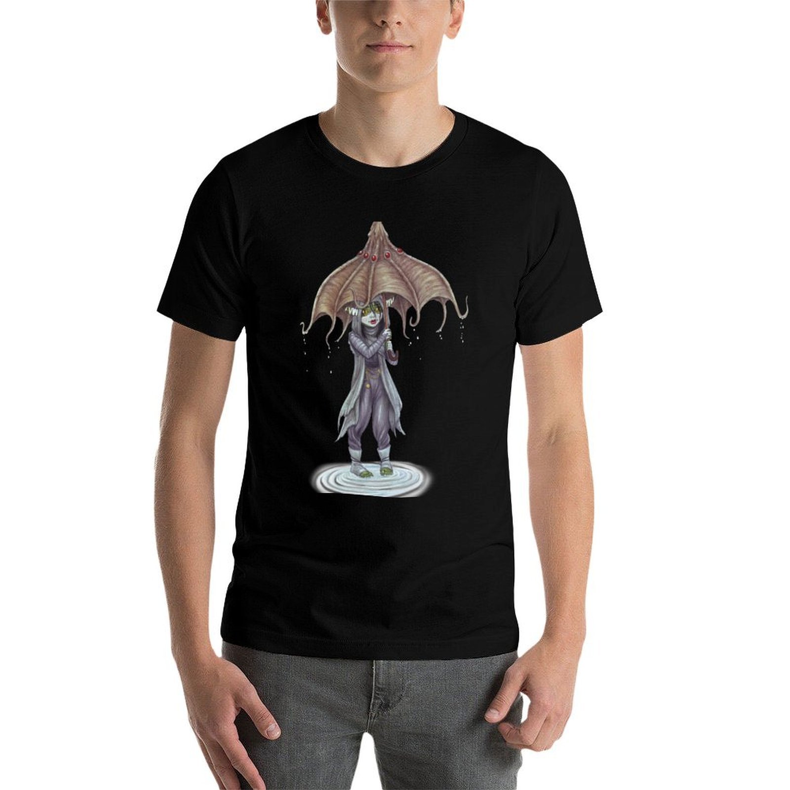 Nott n umbrella T-Shirt Casual - Men'S Fashion Umbrella ulasan dan harga