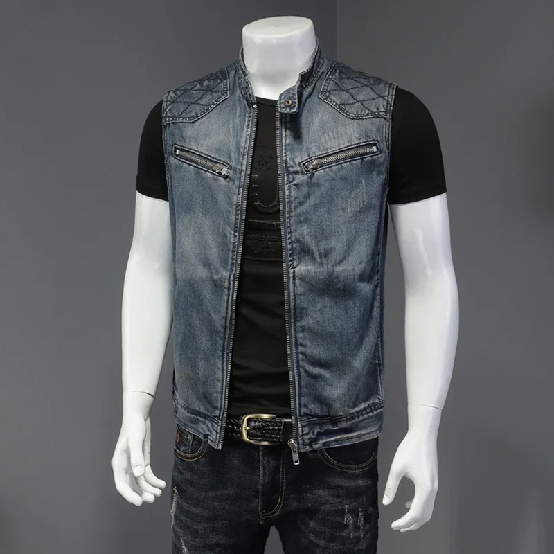 Pop Spring Autumn New Fashion  - Men'S Fashion Vest With Jeans ulasan dan harga