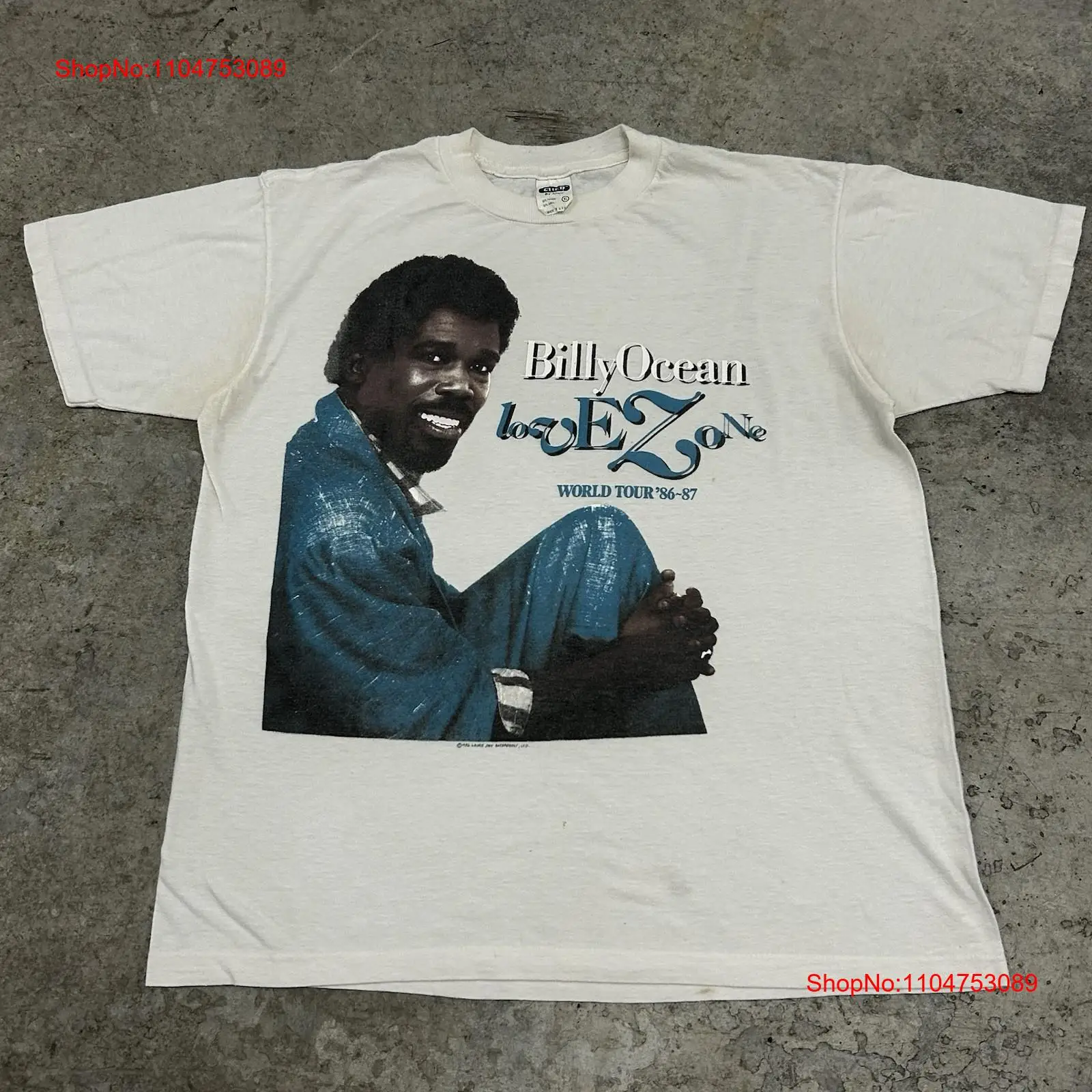 Vintage 80s Billy Ocean Band T - Mens Fashion In The 80S ulasan dan harga