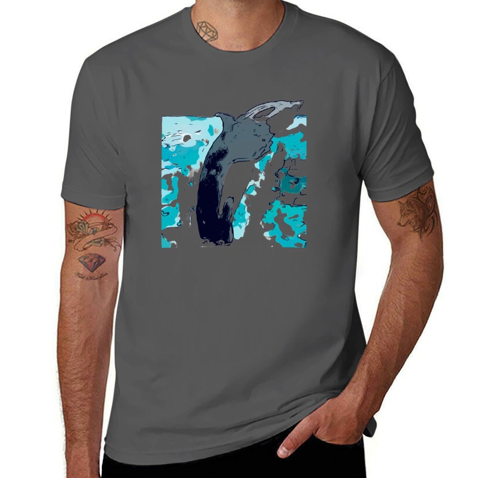 Nova Scotia Whale 2 T-Shirt Ca - Men'S Fashion Nova ulasan dan harga