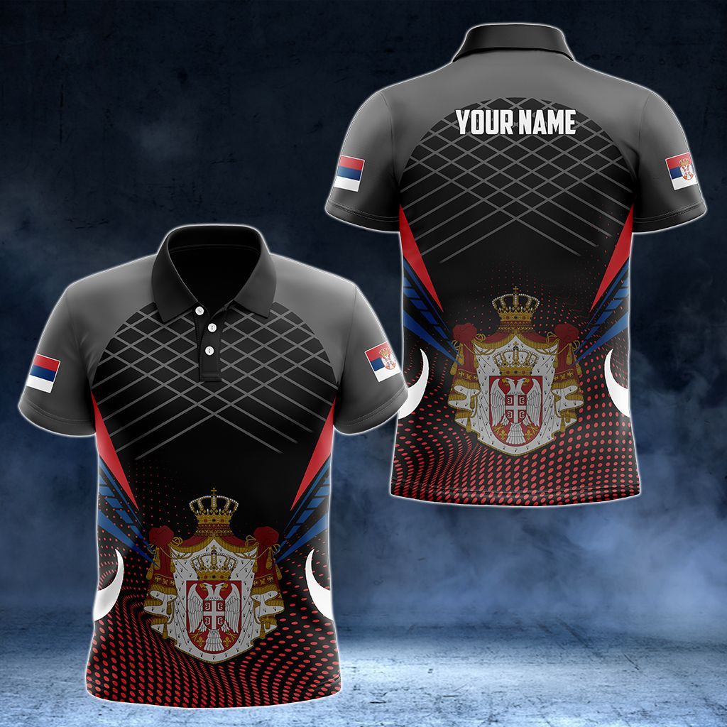 Custom Name Serbia Symbol Skul - Men'S Fashion Names ulasan dan harga