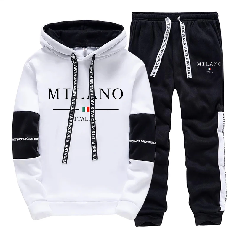 Men's Set/Hoodie/Pants Italy T - Mens Fashion Streetwear ulasan dan harga