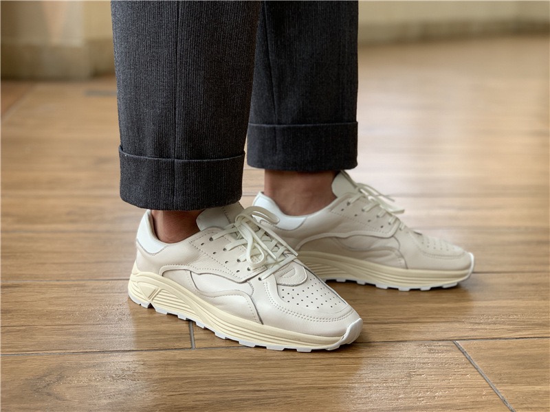 Round-toe Lace-up Casual White - Mens Fashion Week ulasan dan harga