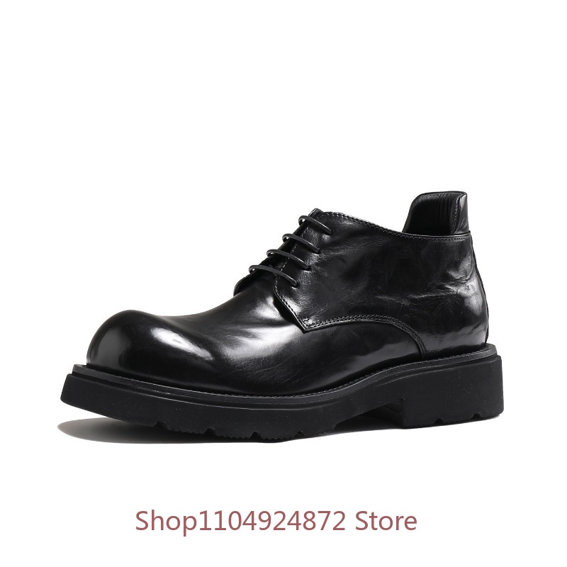 Luxury Fashion Round Toe Derby - Men'S Fashion Formal ulasan dan harga