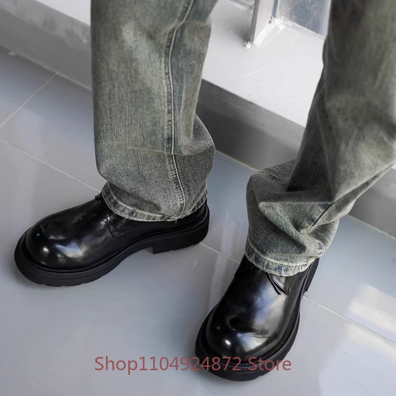 Luxury Fashion Round Toe Derby - Men'S Fashion Formal ulasan dan harga