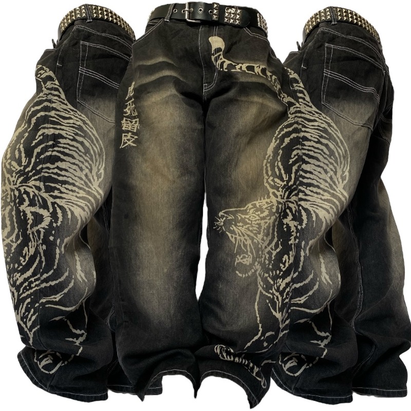 2025 Fashion New Oversized Pat - Men'S Fashion With Baggy Jeans ulasan dan harga