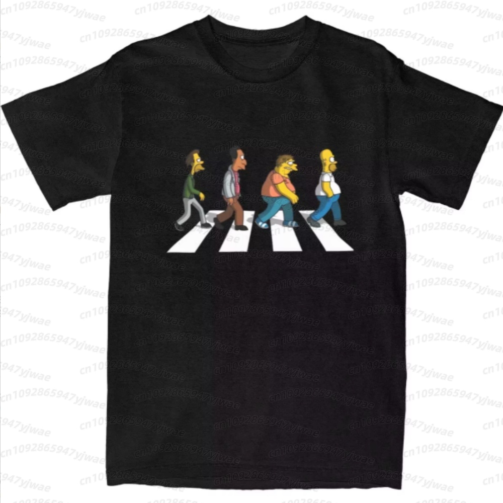 2026 Men Simpsons Dad Sidewalk - Mens Fashion Streetwear ulasan dan harga
