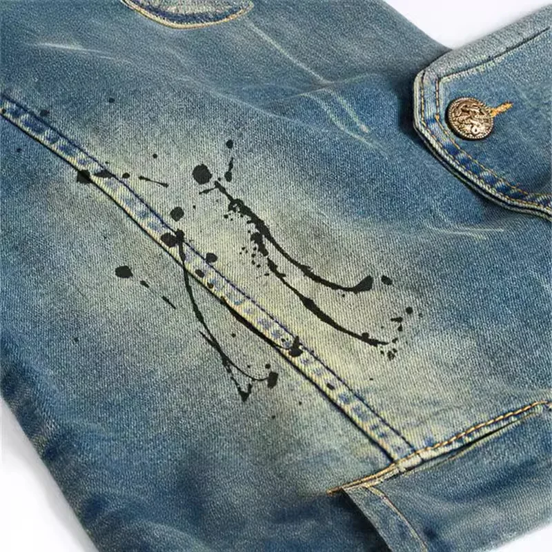 LIBIELIY Spring Autumn New Fas - Men'S Fashion Vest With Jeans ulasan dan harga
