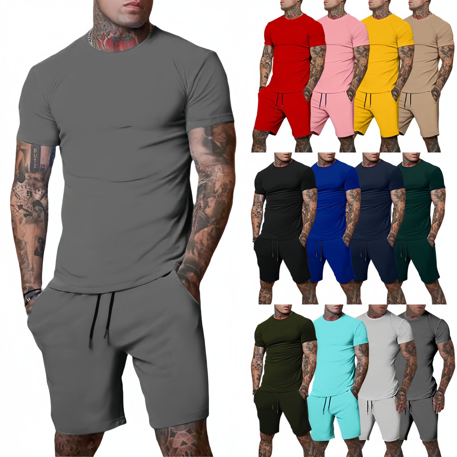 Fashionable and Casual Summer  - Men'S Fashion Formal ulasan dan harga