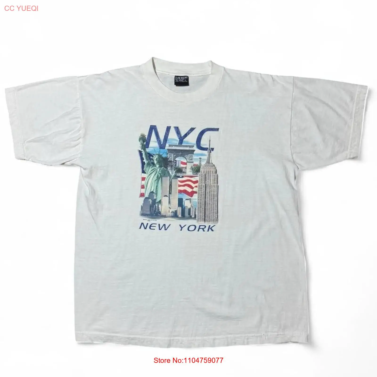 Vintage Y2K New York Souvenir  - Men'S Fashion New York ulasan dan harga