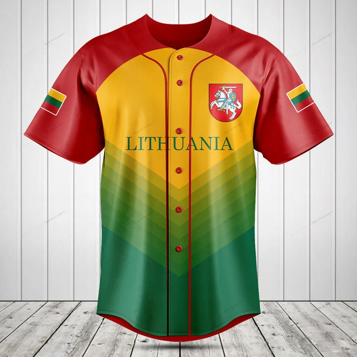 Custom Name Lithuania Flag Gra - Men'S Fashion Names ulasan dan harga