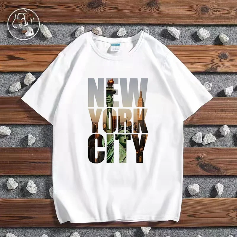 Fashion City Printed T-shirt P - Men'S Fashion New York ulasan dan harga