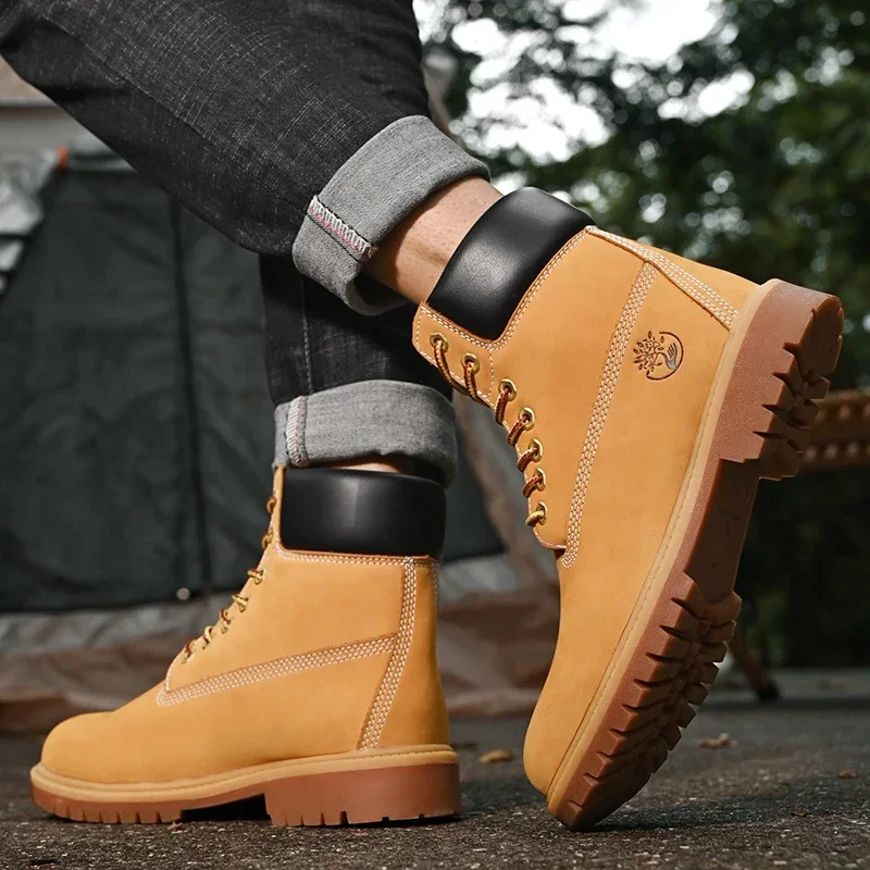 Boots Men High Top Boots High  - Mens Fashion Week ulasan dan harga