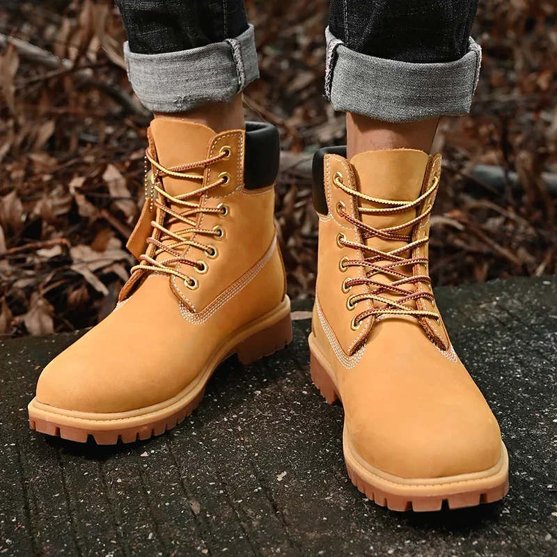 Boots Men High Top Boots High  - Mens Fashion Week ulasan dan harga