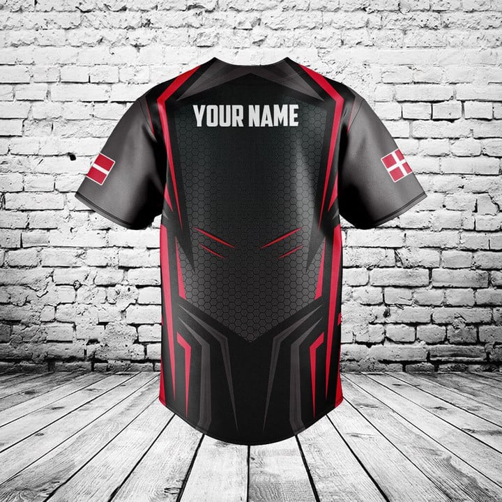 Custom Name Denmark Flag Graph - Men'S Fashion Names ulasan dan harga