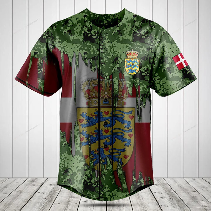 Custom Name Denmark Flag Graph - Men'S Fashion Names ulasan dan harga